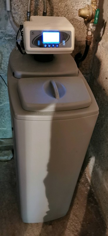 Installation d'un adoucisseur d'eau à tête volumétrique sur Bracquemont près de Dieppe