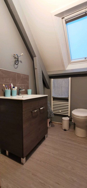 Aménagement complet d'une salle de bain dans un comble sur Dieppe